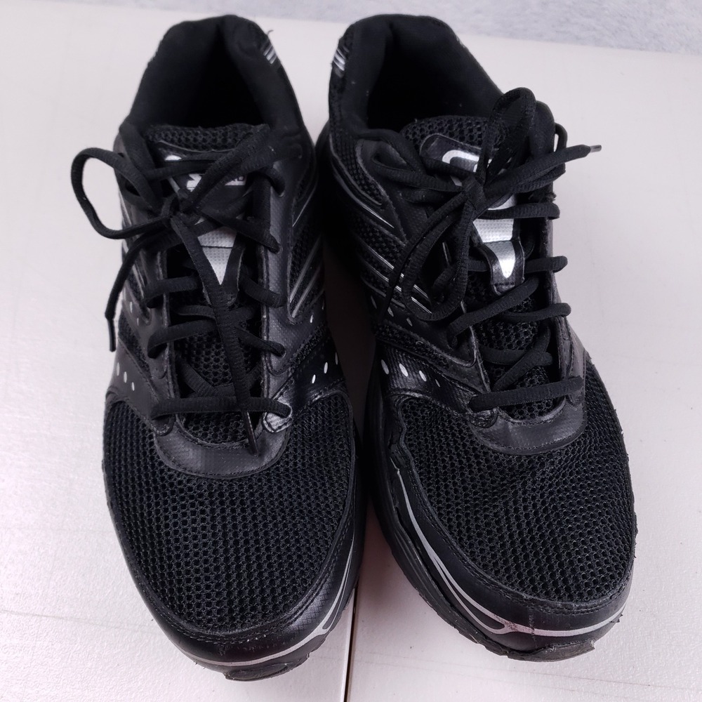 Starter Pro Excel Running Shoes Men 13 Black Silver Athletic Gym Walking Sneaker